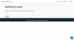 Desktop Screenshot of cristiannebunu.com