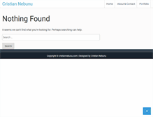 Tablet Screenshot of cristiannebunu.com